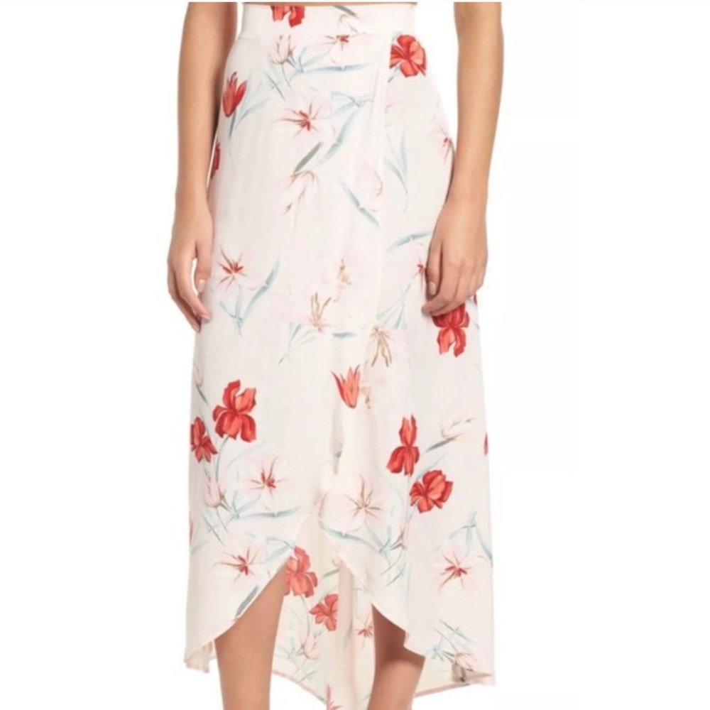 Leith wrap maxi skirt